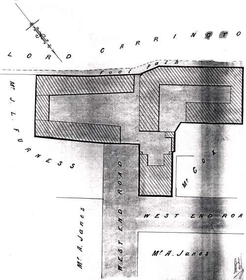 West End Road plan