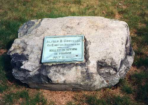 Alfred B. Goodearl memorial stone