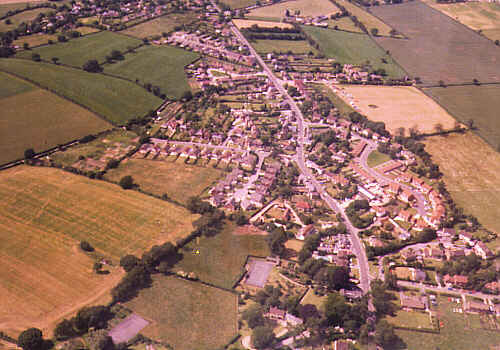Lacey Green from the air - looking north