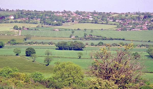 Loosley Row from across the Saunderton valley
