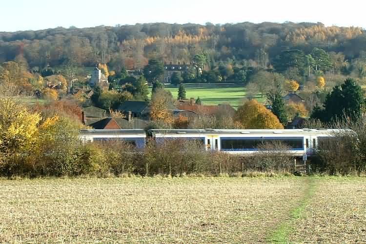 Back to Bradenham across the railway