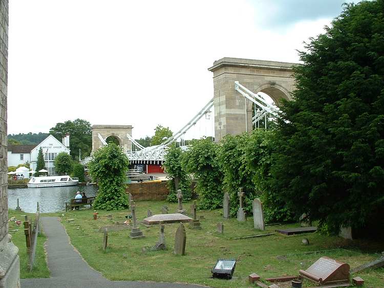 Marlow suspension bridge