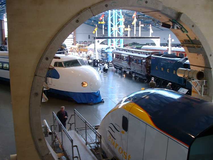 Eurostar and Bullet Train. National Railway Museum, York