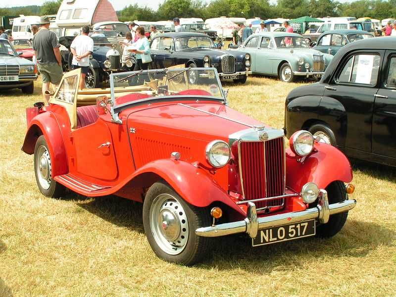 MG car  at Great Bucks Steam Rally