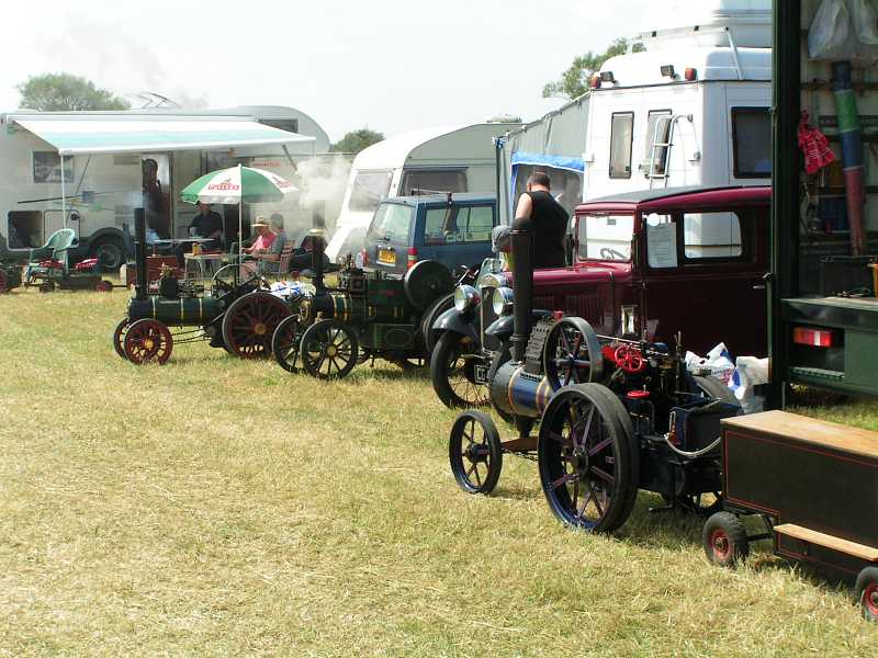 Model Traction Engine at Great Bucks Steam Rally s