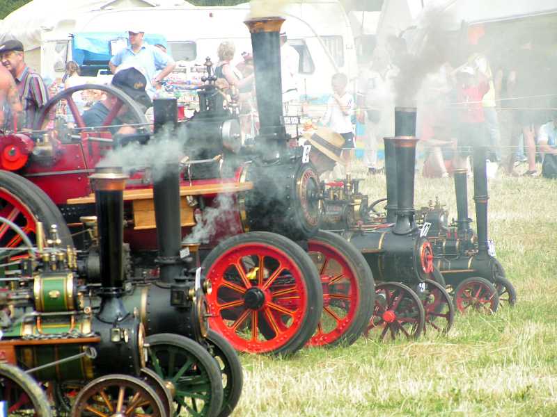 Traction Engine at Great Bucks Steam Rally s