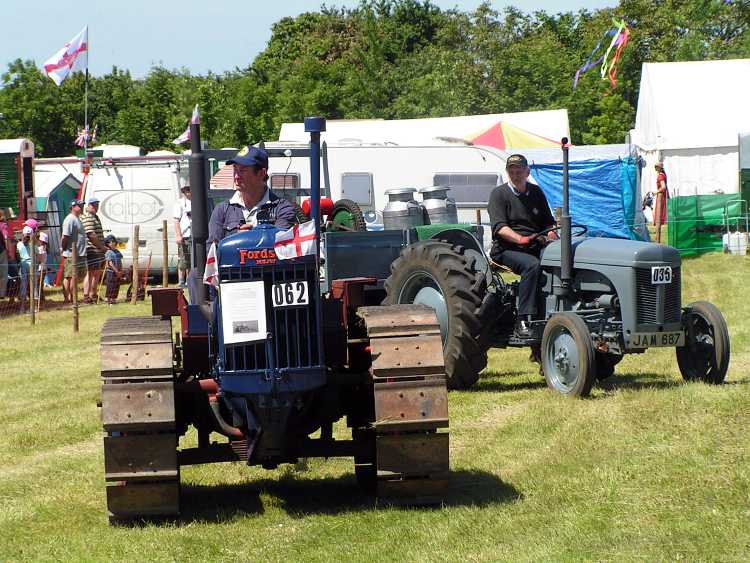Tractors at Stoke Row Rally