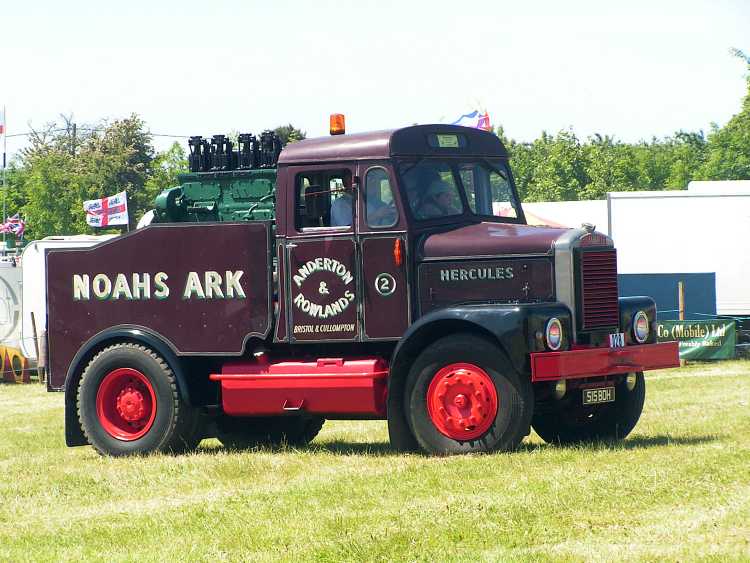 Vintage transport vehicles at Stoke Row Rally