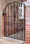 Wrought iron gates