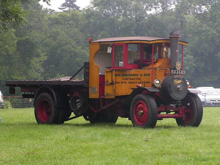 Steam lorry