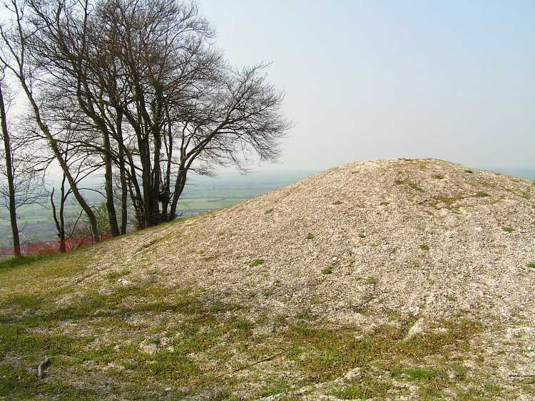 Burial Mound above Whiteleaf Cross