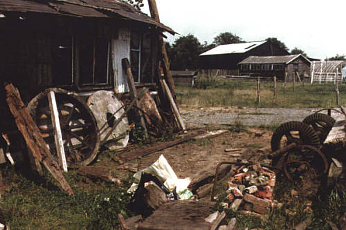 Lacey Green Windmill workshop during restoration. Photo: Joan D.Moore