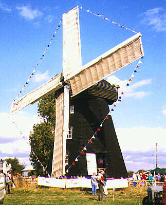 Lacey Green Windmill, with sail cloth